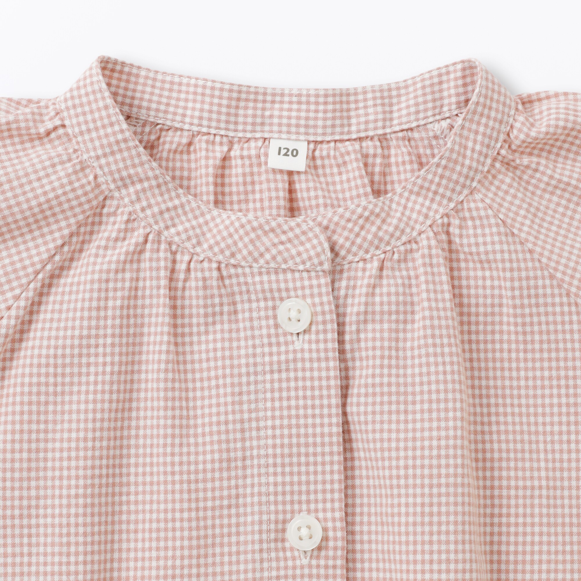 キッズ　涼感ブロード半袖ブラウス