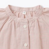 キッズ　涼感ブロード半袖ブラウス