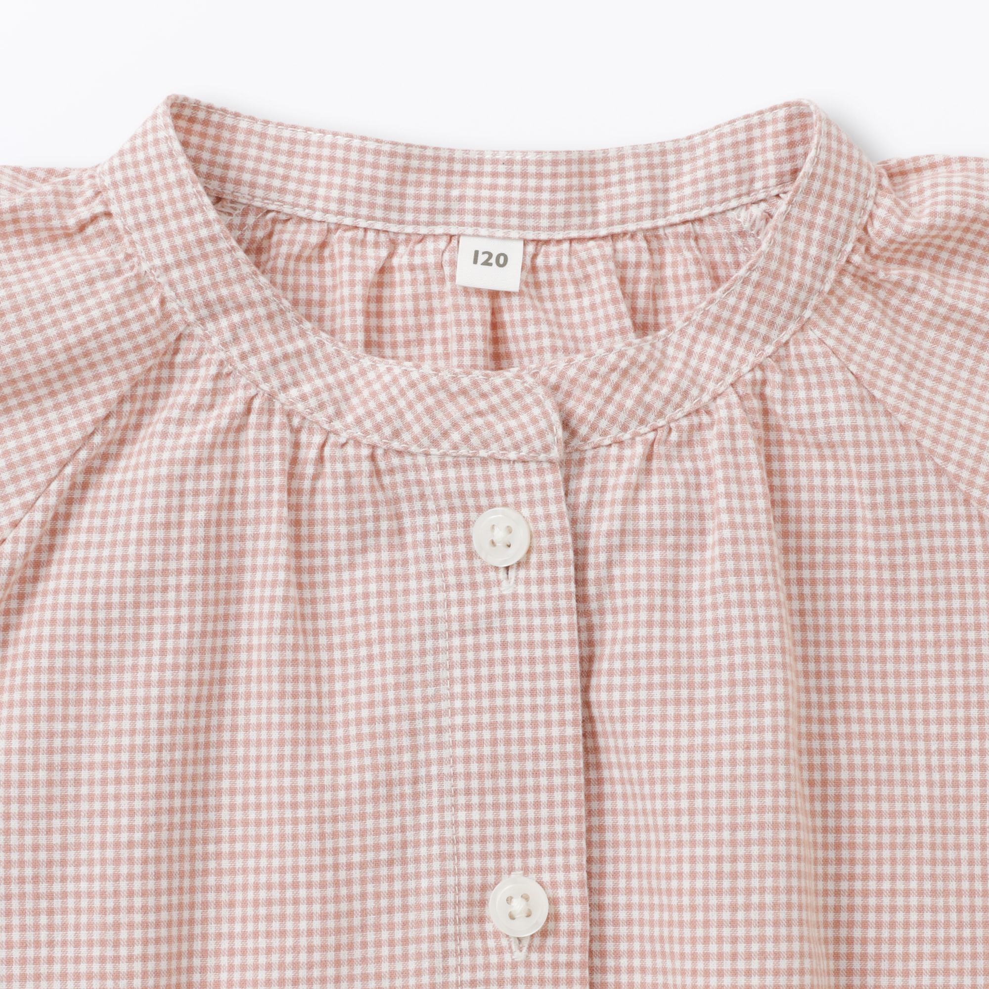 キッズ　涼感ブロード半袖ブラウス