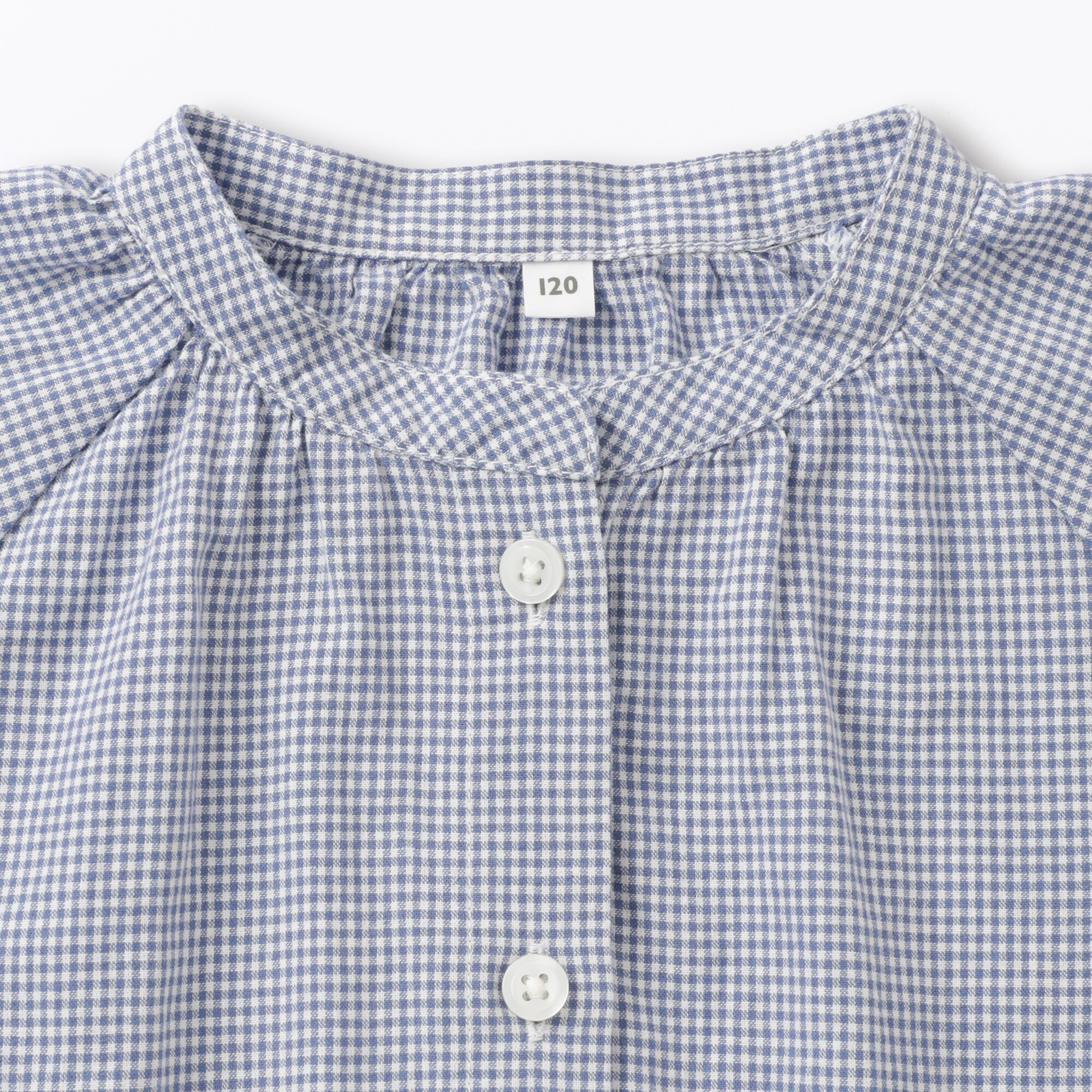 キッズ　涼感ブロード半袖ブラウス