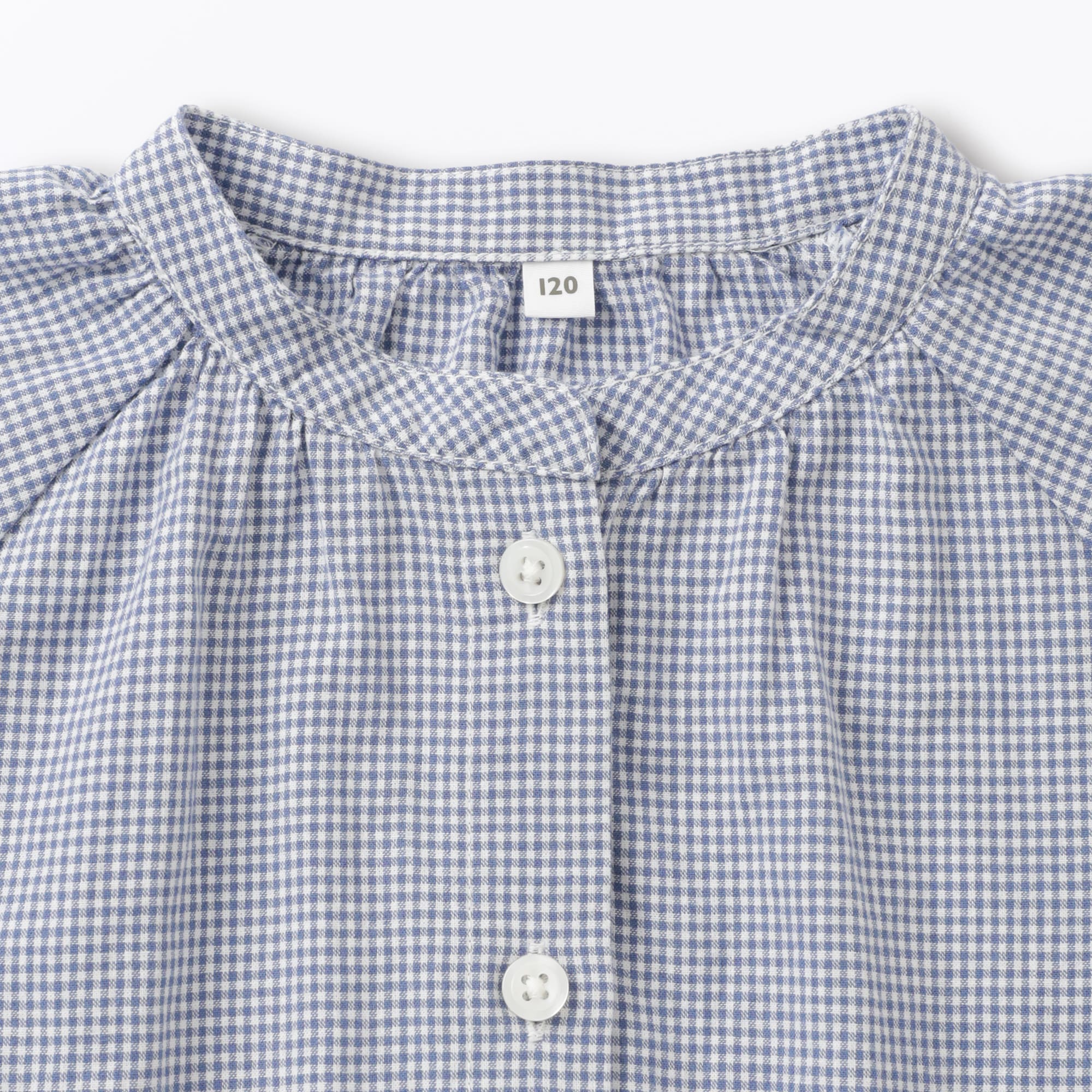 キッズ　涼感ブロード半袖ブラウス