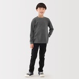 キッズ　両面起毛クルーネック長袖Ｔシャツ