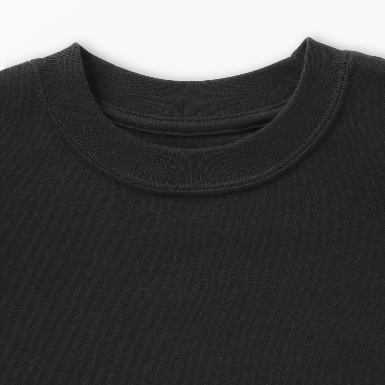 キッズ　両面起毛クルーネック長袖Ｔシャツ