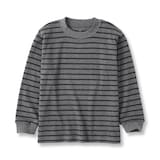 キッズ　両面起毛クルーネック長袖Ｔシャツ