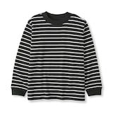 キッズ　両面起毛クルーネック長袖Ｔシャツ