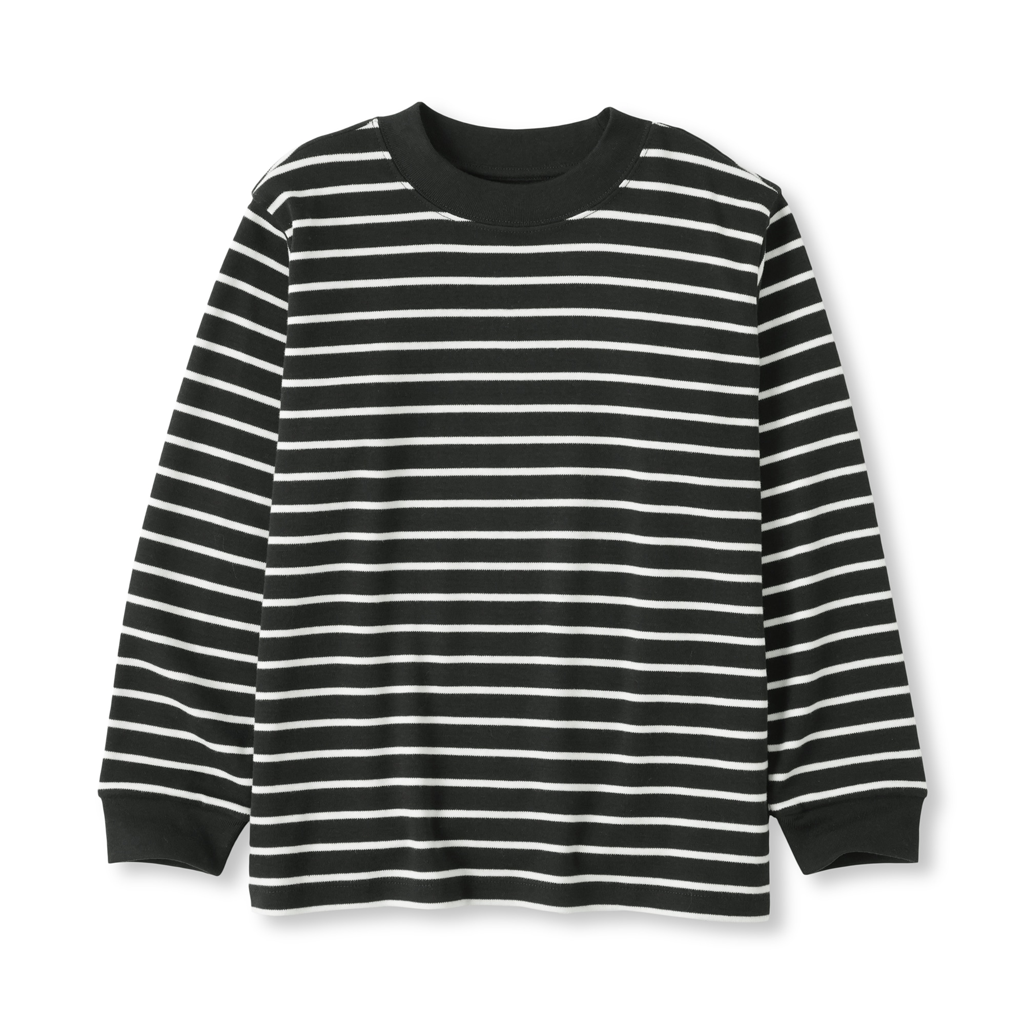 キッズ　両面起毛クルーネック長袖Ｔシャツ