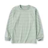 キッズ　両面起毛クルーネック長袖Ｔシャツ