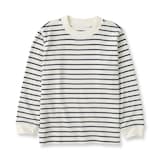 キッズ　両面起毛クルーネック長袖Ｔシャツ