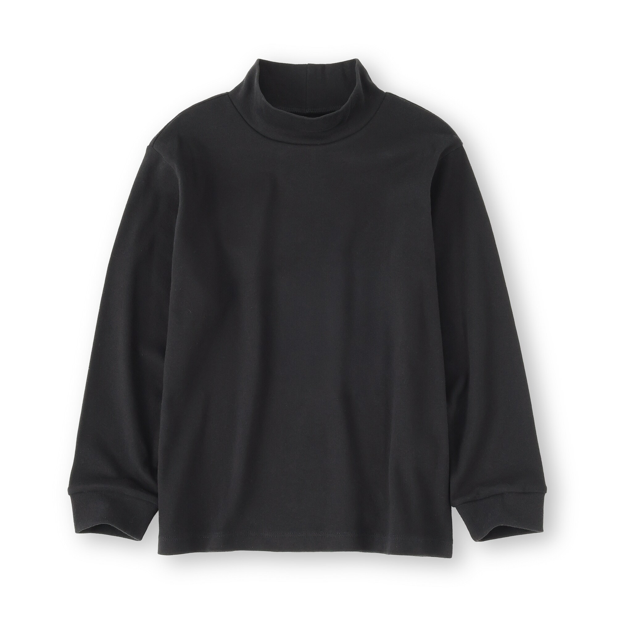 キッズ　両面起毛ハイネック長袖Ｔシャツ