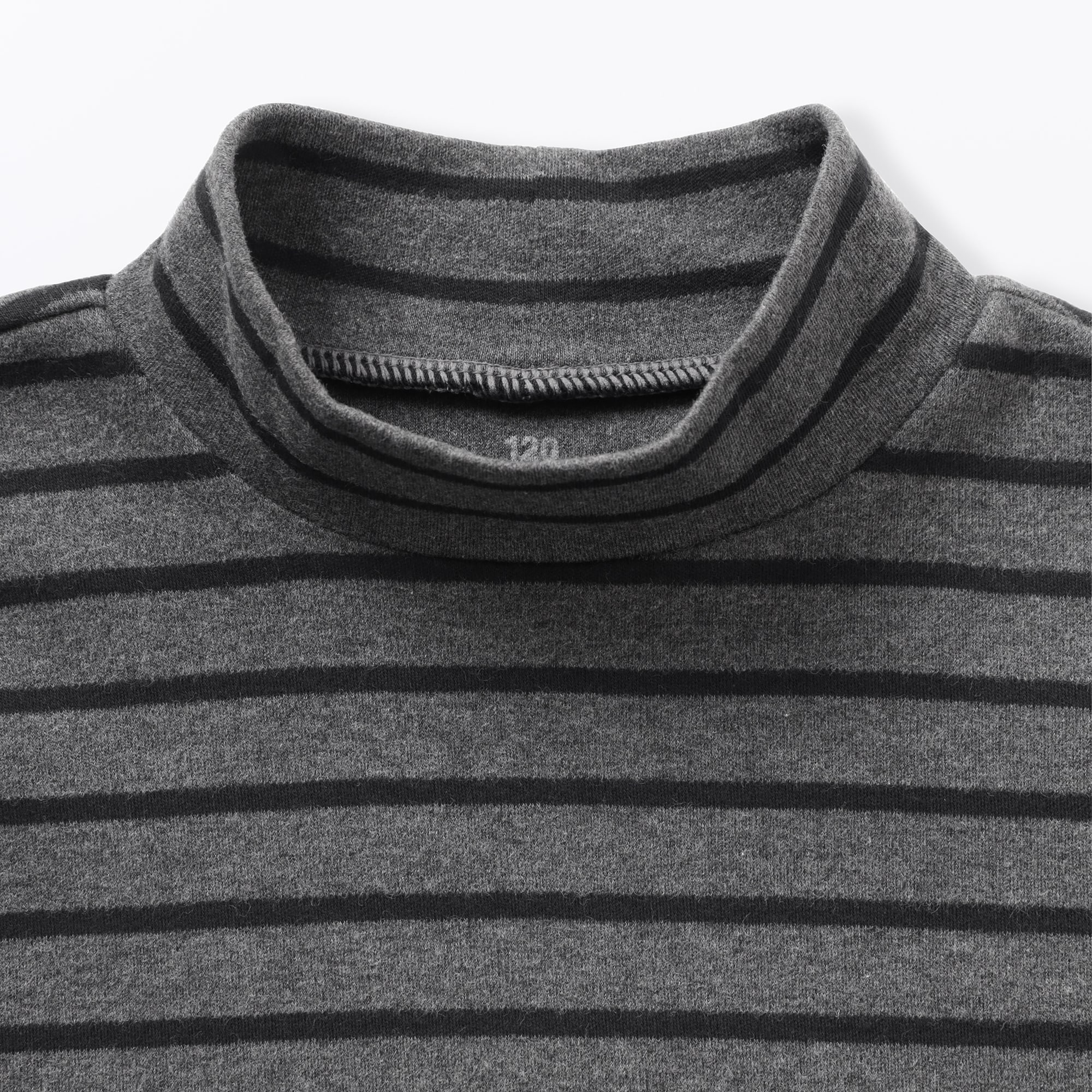 キッズ　両面起毛ハイネック長袖Ｔシャツ