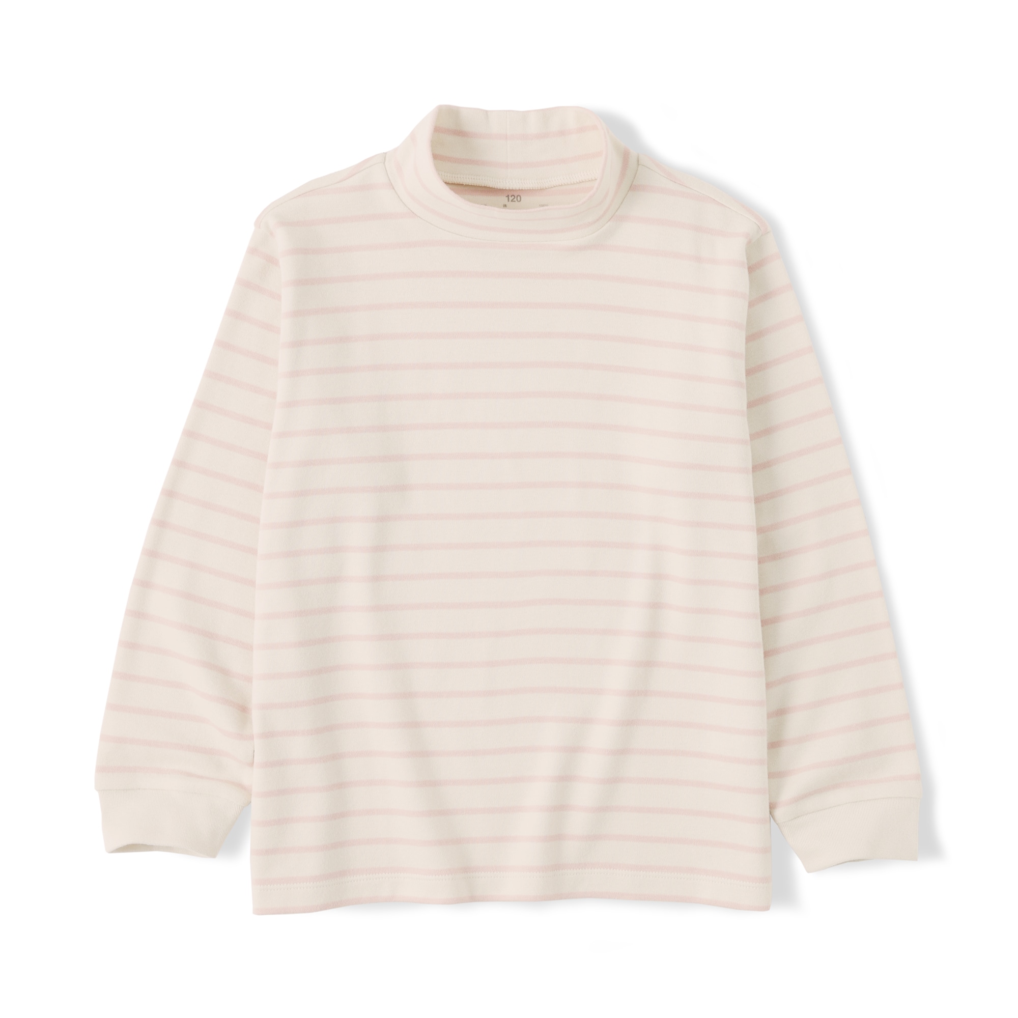 キッズ　両面起毛ハイネック長袖Ｔシャツ