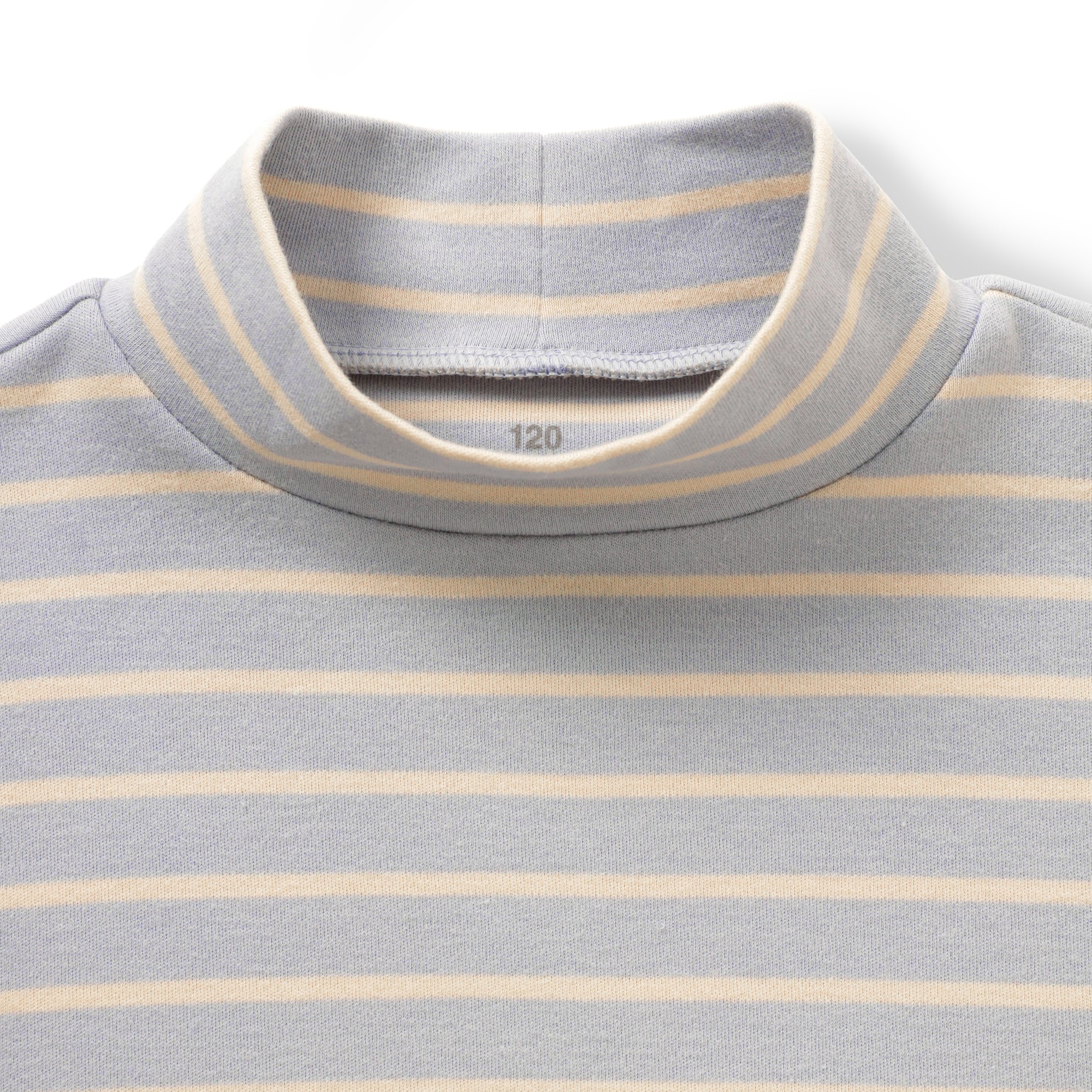 キッズ　両面起毛ハイネック長袖Ｔシャツ