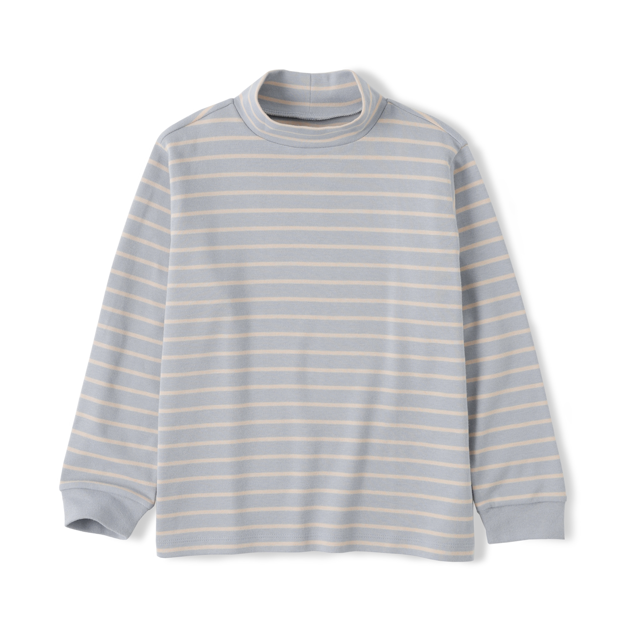 キッズ　両面起毛ハイネック長袖Ｔシャツ