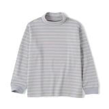 キッズ　両面起毛ハイネック長袖Ｔシャツ