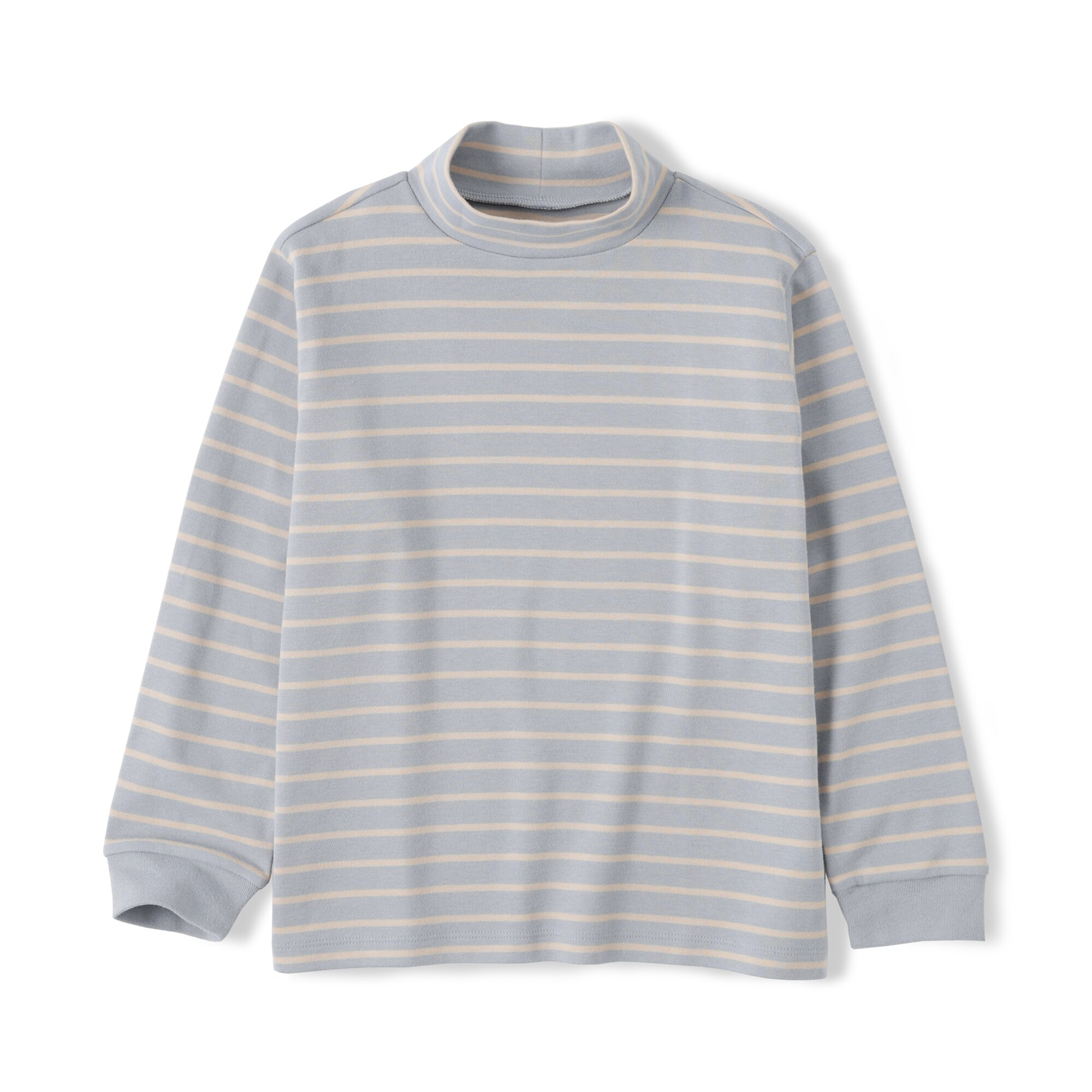 キッズ　両面起毛ハイネック長袖Ｔシャツ