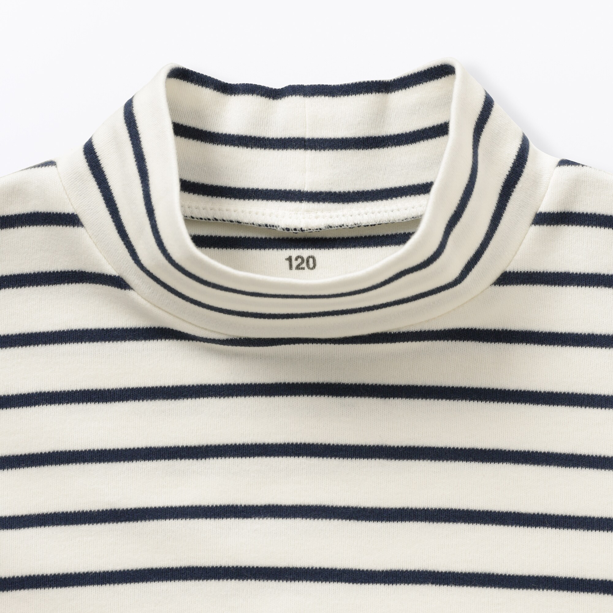 キッズ　両面起毛ハイネック長袖Ｔシャツ