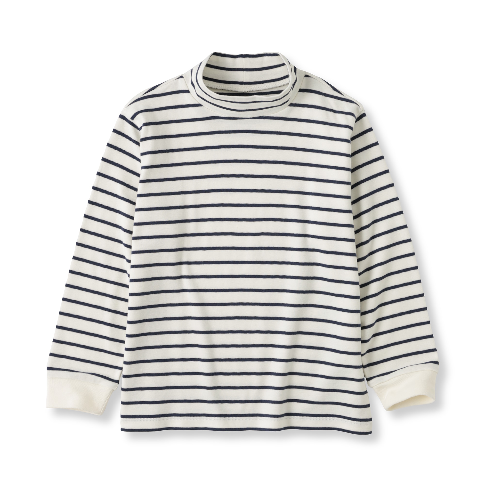 キッズ　両面起毛ハイネック長袖Ｔシャツ