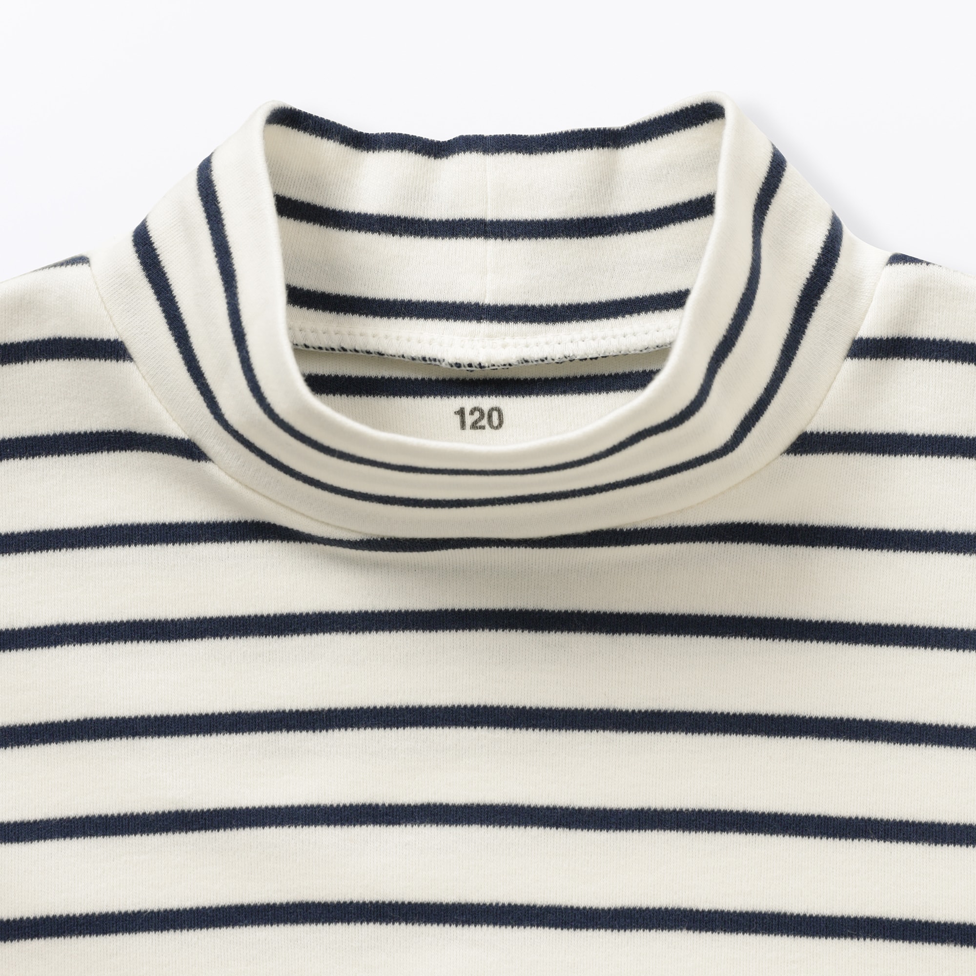 キッズ　両面起毛ハイネック長袖Ｔシャツ