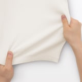 キッズ　ストレッチジャカード編みハイネック長袖Ｔシャツ