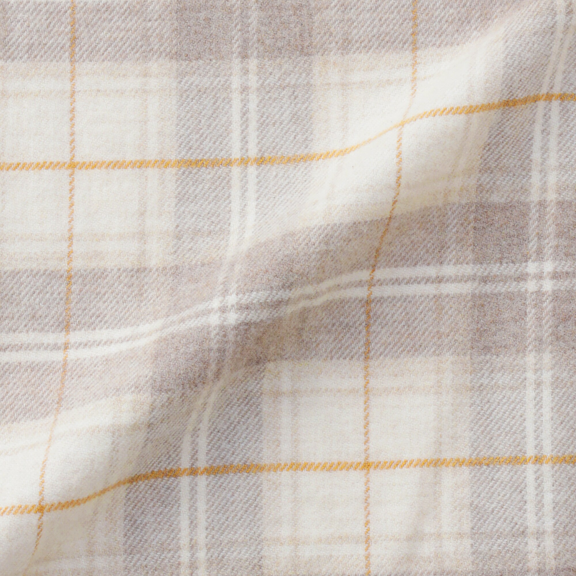 キッズ　両面起毛フランネルレギュラーカラー長袖シャツ