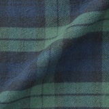 キッズ　両面起毛フランネルレギュラーカラー長袖シャツ