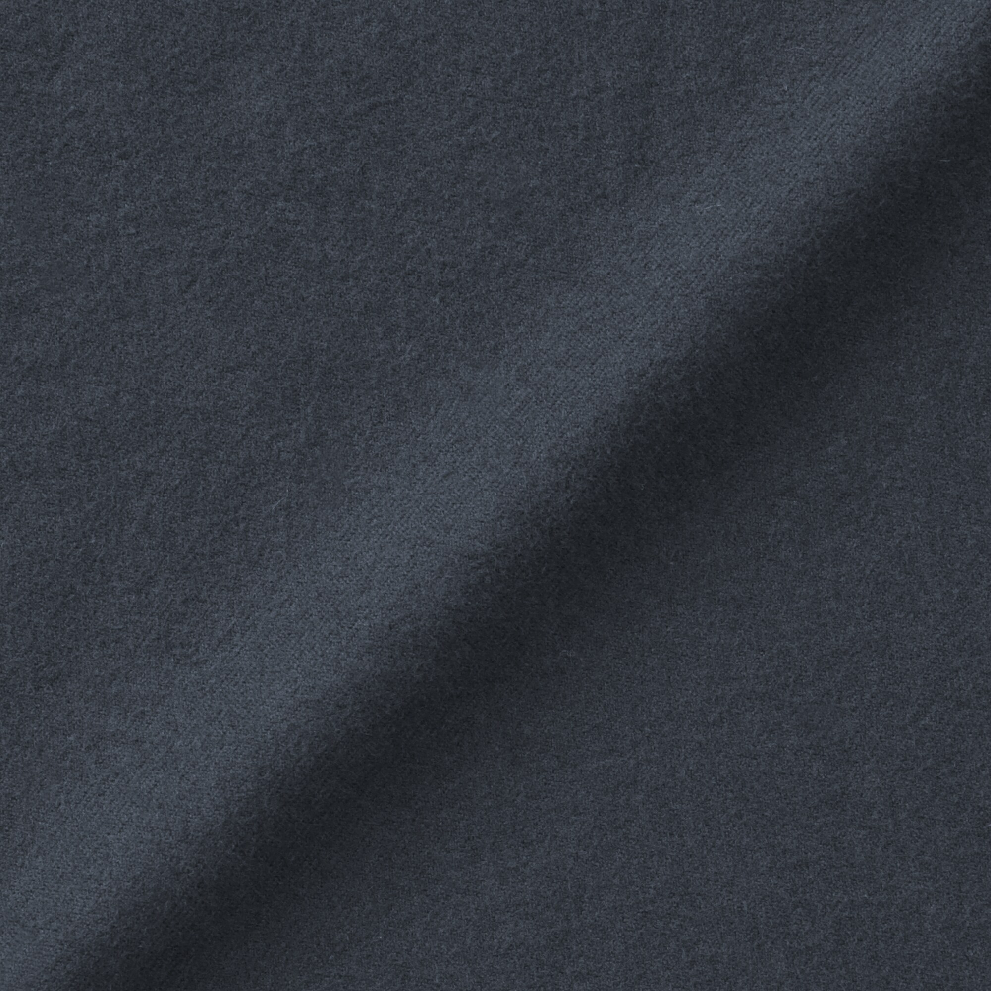 キッズ　両面起毛フランネルスタンドカラー長袖ワンピース