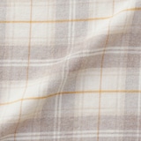 キッズ　両面起毛フランネルスタンドカラー長袖ワンピース