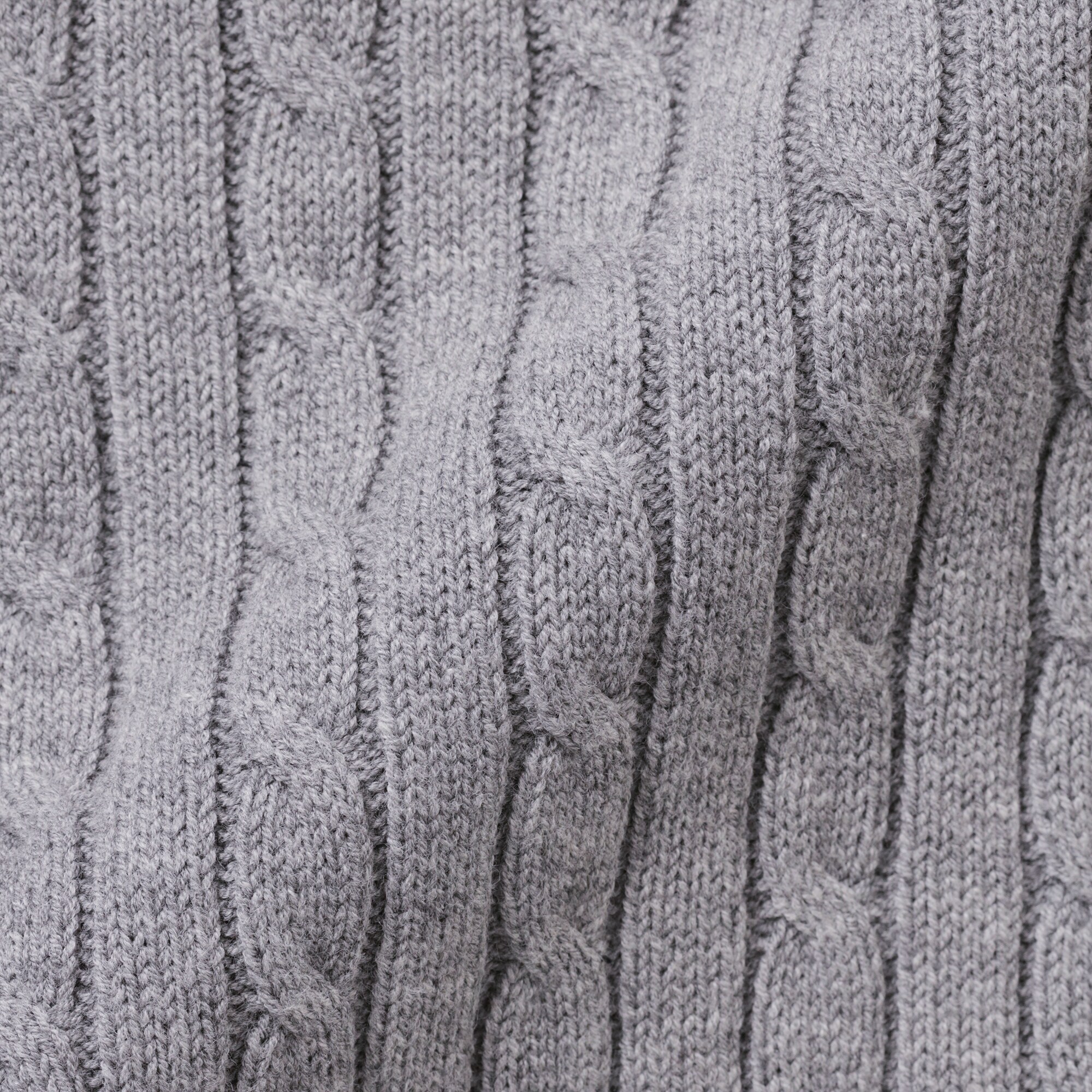 キッズ　洗えるニットクルーネックカーディガン