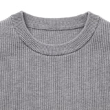 キッズ　洗えるニットクルーネックセーター