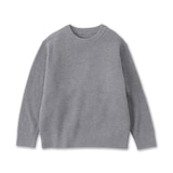 キッズ　洗えるニットクルーネックセーター