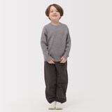キッズ　洗えるニットクルーネックセーター