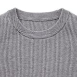 キッズ　洗えるニットクルーネックセーター