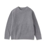 キッズ　洗えるニットクルーネックセーター