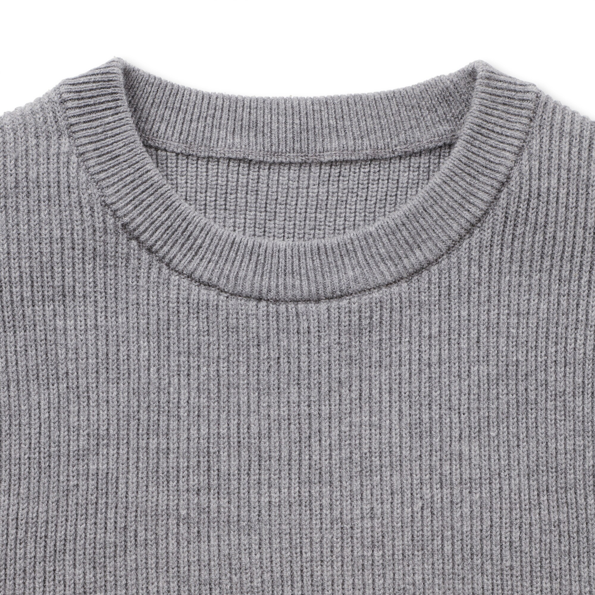 キッズ　洗えるニットクルーネックセーター