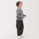 キッズ　洗えるニットクルーネックセーター