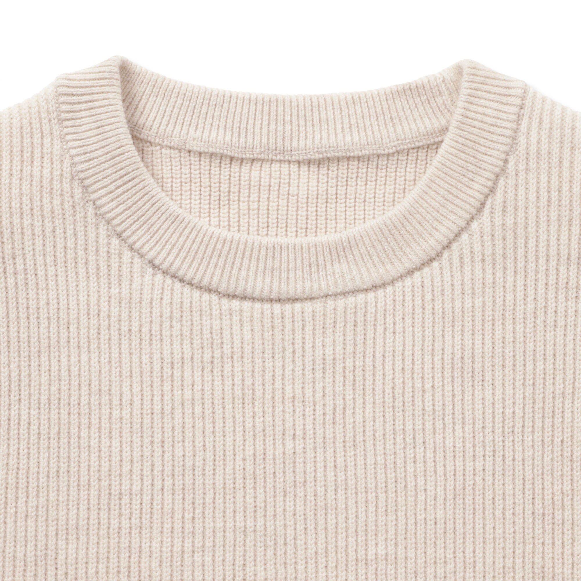 キッズ　洗えるニットクルーネックセーター