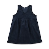 キッズ　ストレッチコーデュロイＶネックワンピース