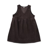 キッズ　ストレッチコーデュロイＶネックワンピース