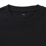 キッズ　両面起毛クルーネック長袖ワンピース