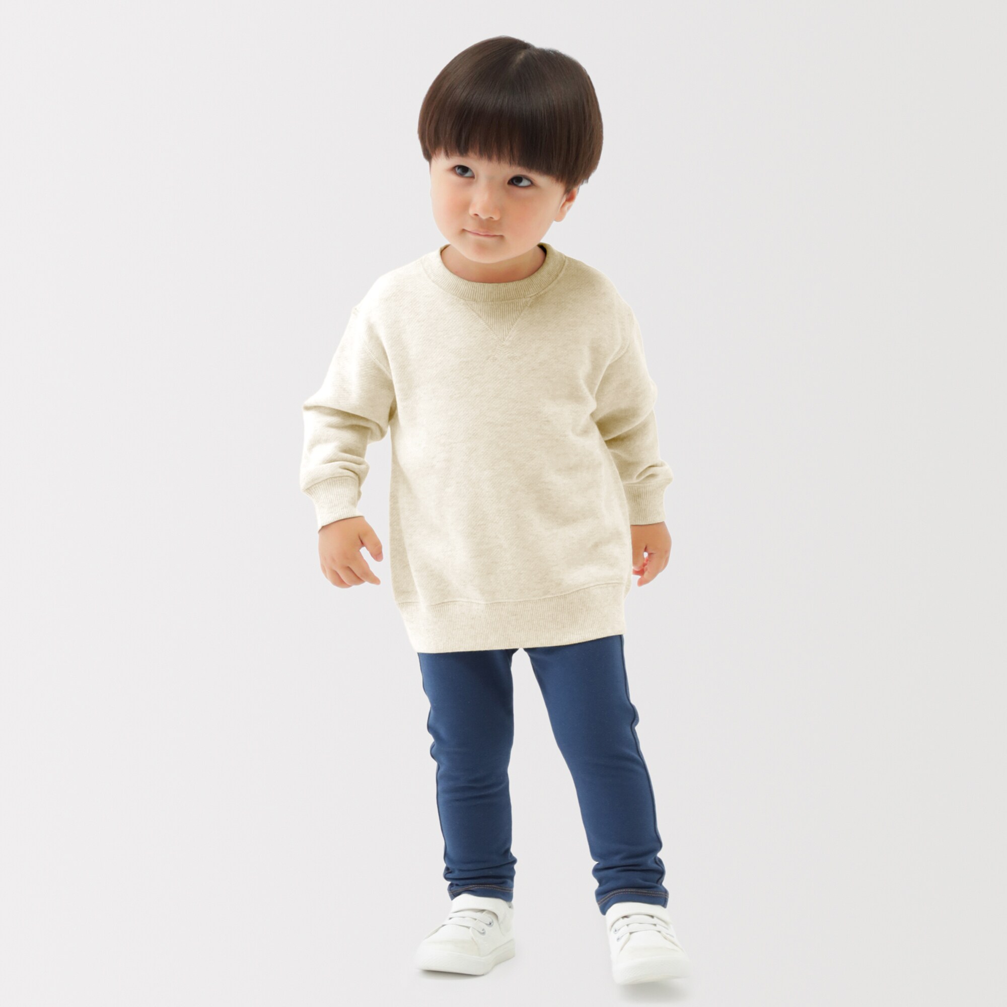 13着）無印良品　ベビー服　スエット生地 赤羽アピレ】無印良品のこども服は「ひとりでできる」を応援します
