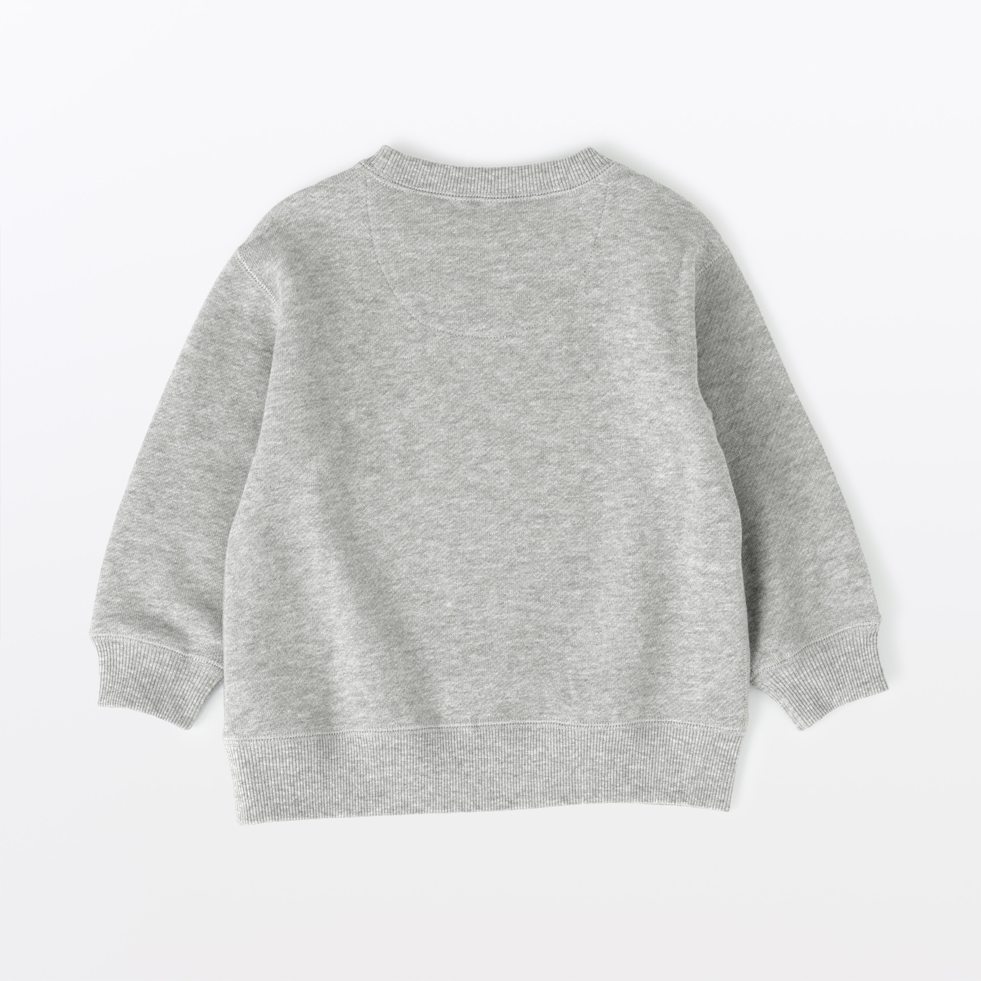 ベビー　あたまするっと　裏毛スウェットシャツ