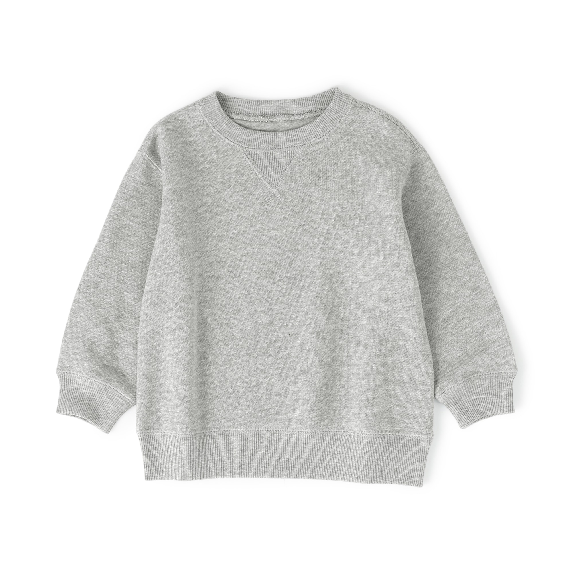 ベビー　あたまするっと　裏毛スウェットシャツ