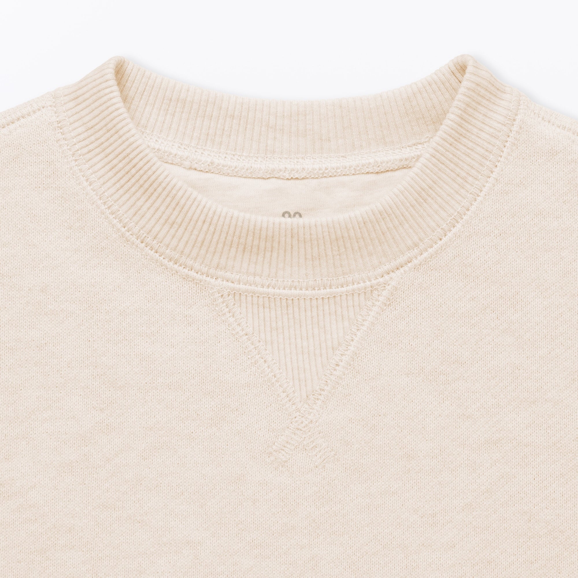 ベビー　あたまするっと　裏毛スウェットシャツ