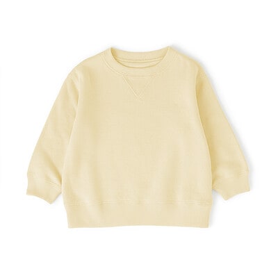 ベビー　あたまするっと　裏毛スウェットシャツ