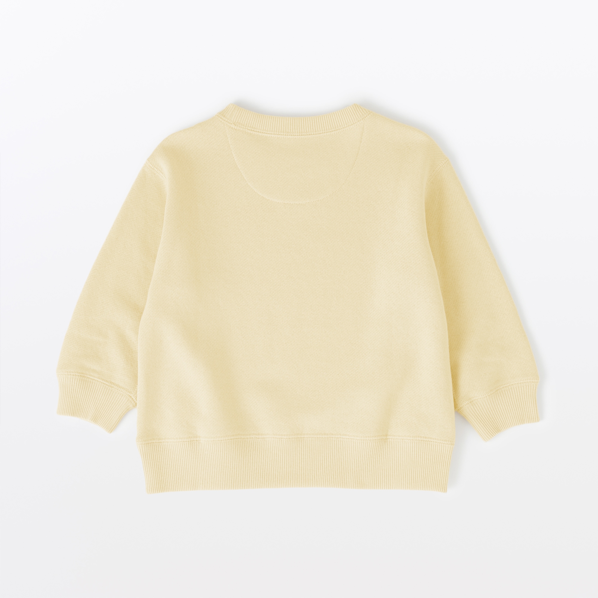 ベビー　あたまするっと　裏毛スウェットシャツ