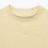 ベビー　あたまするっと　裏毛スウェットシャツ