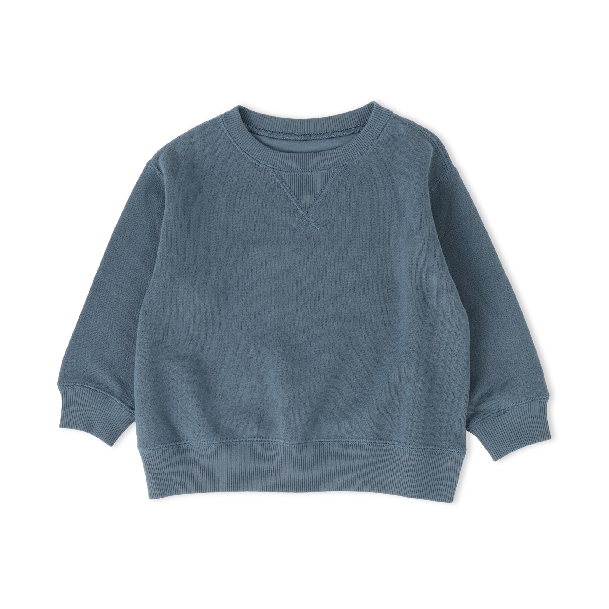 ベビー　あたまするっと　裏毛スウェットシャツ