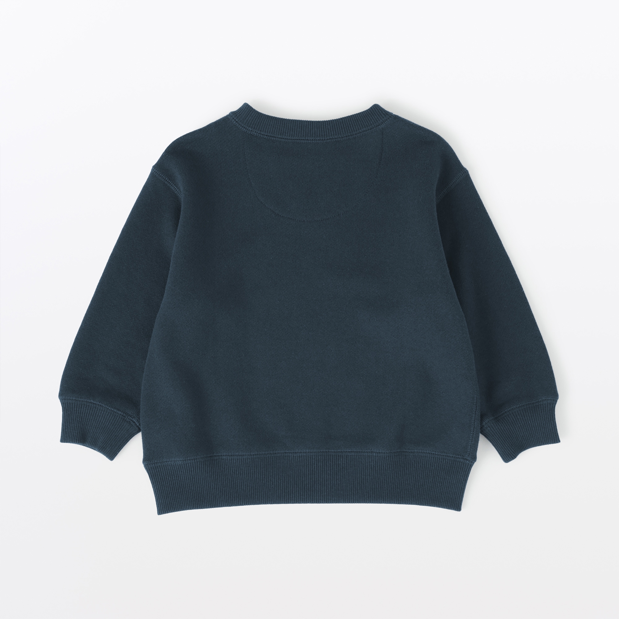 ベビー　あたまするっと　裏毛スウェットシャツ