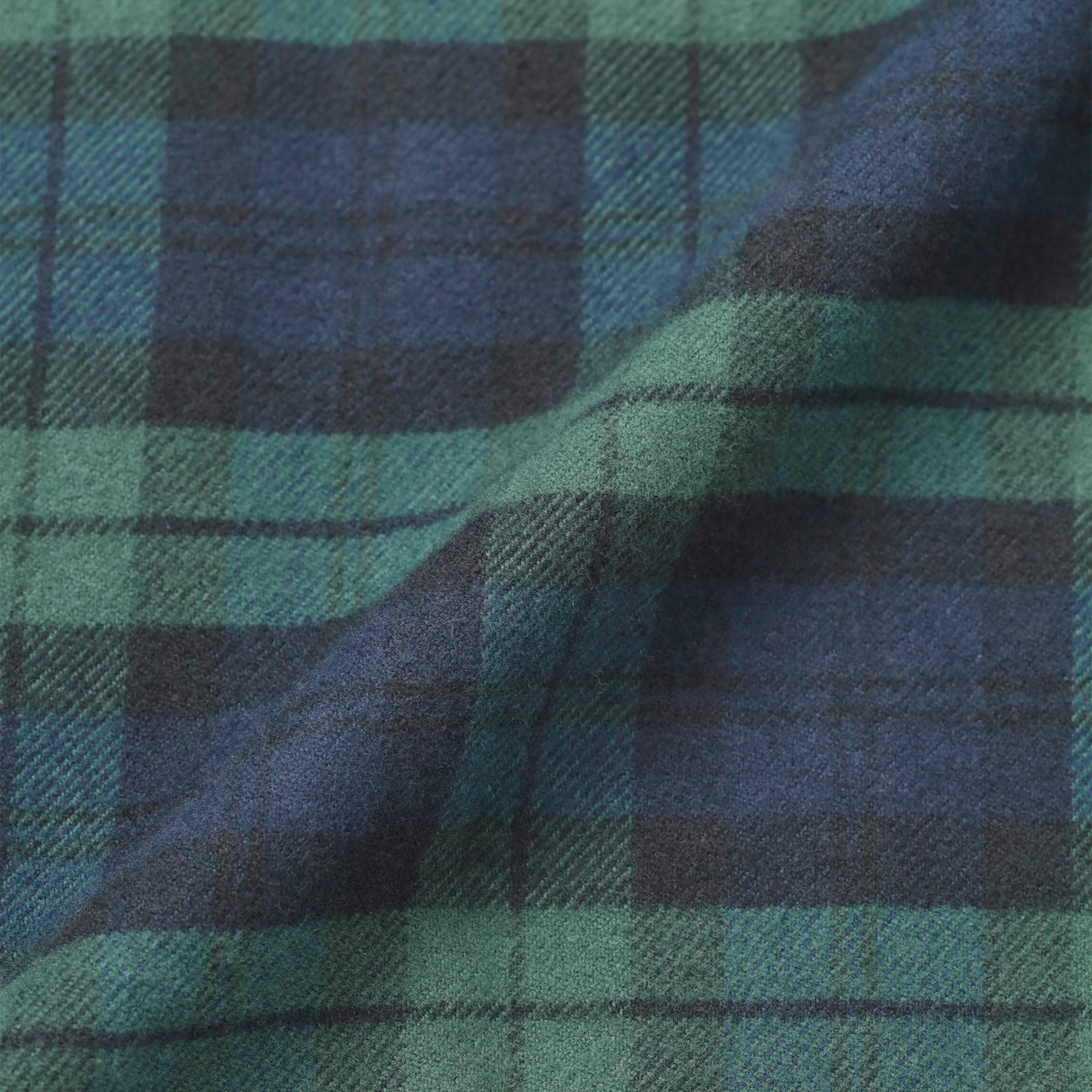 ベビー　両面起毛フランネルレギュラーカラー長袖シャツ