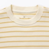 ベビー　あたまするっと　両面起毛クルーネック長袖Ｔシャツ